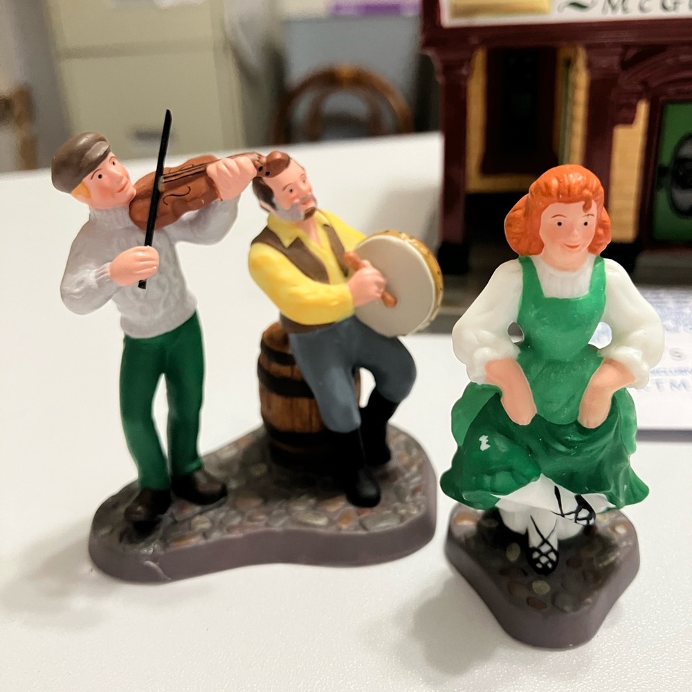 Dancing and Irish jig
